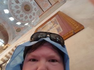Me, in the Blue Mosque.